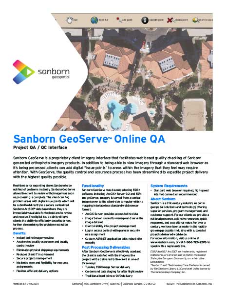 Sanborn GeoServe