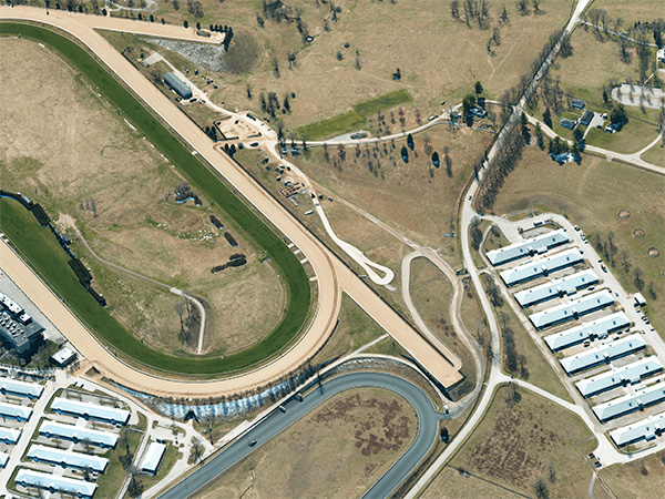 Kentucky Keeneland Racing Oblique Imagery