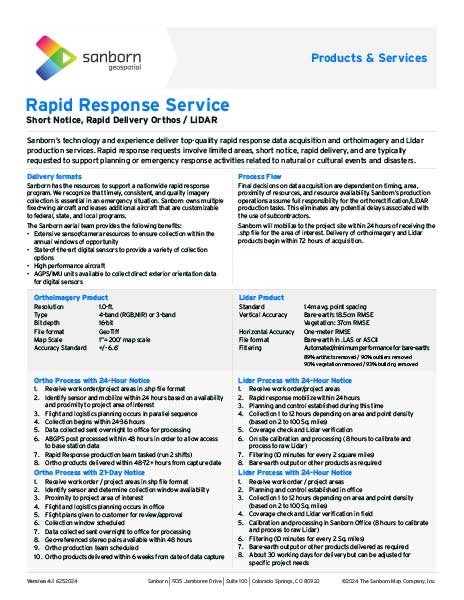 Rapid Response Service